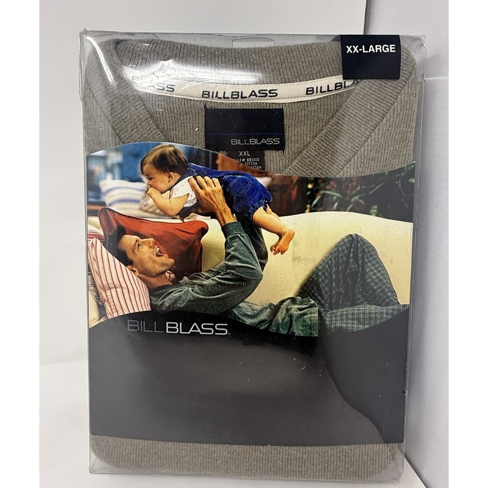 Bill Blass Men's Set 2 Piece Xx Large 44 - 46 Cotton Top & Bottom New Old Stock